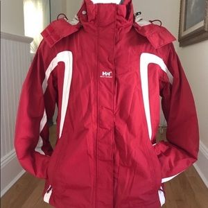 Helly Hansen Red and White Tech jacket Men’s sz M